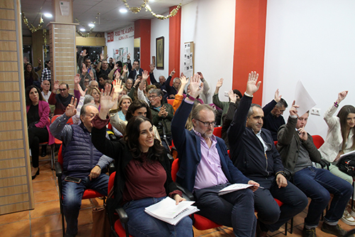 El PSOE de Álora celebra Asamblea y su tradicional Copa de Navidad